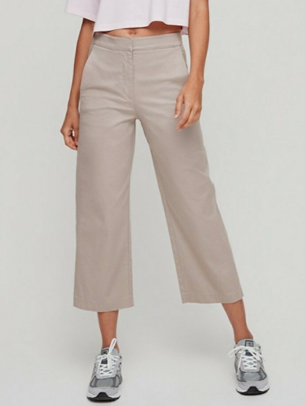 Aritzia Babaton Walsh wide leg pant 10 timeless old money ASO